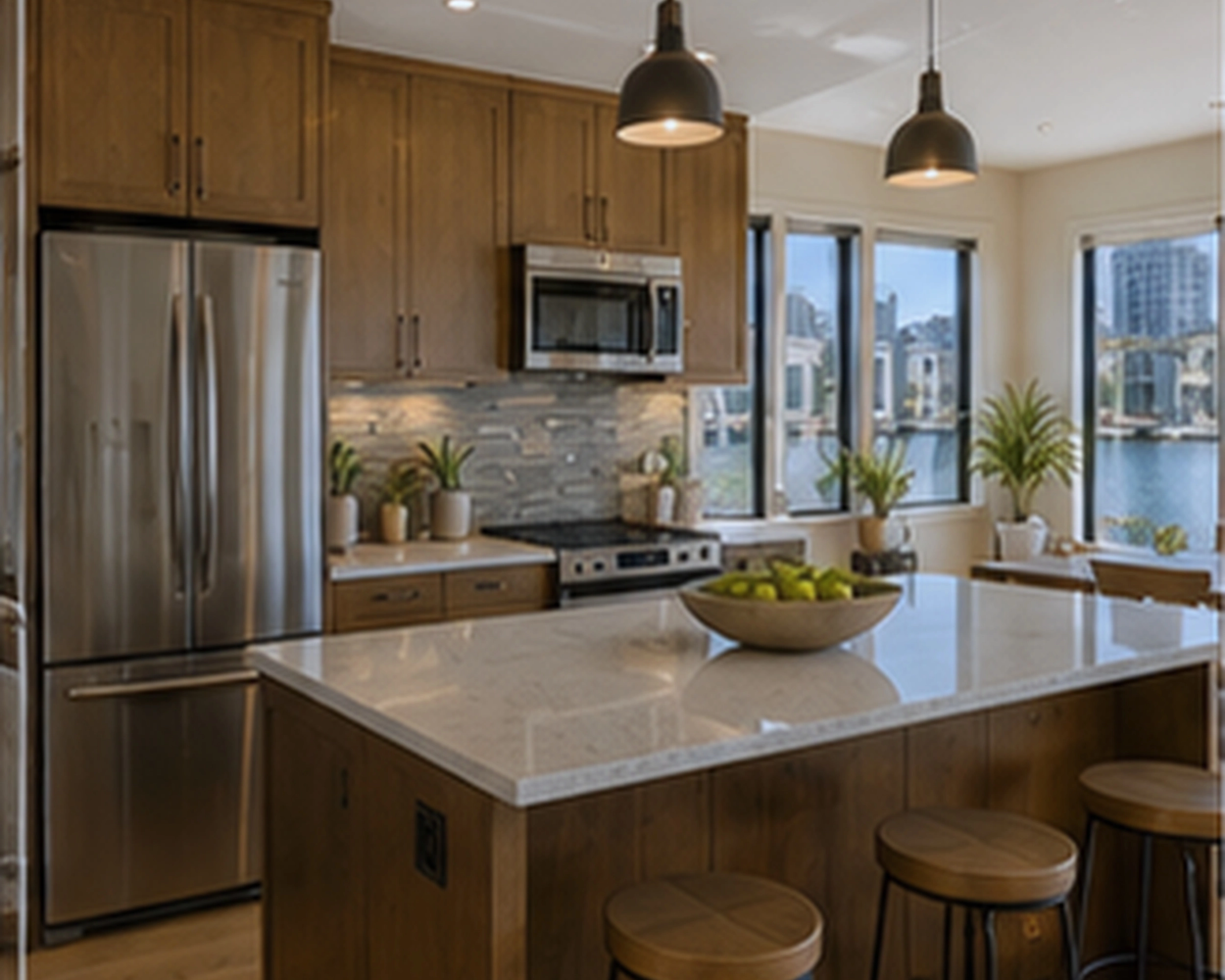 Kitchen Island And Appliances
