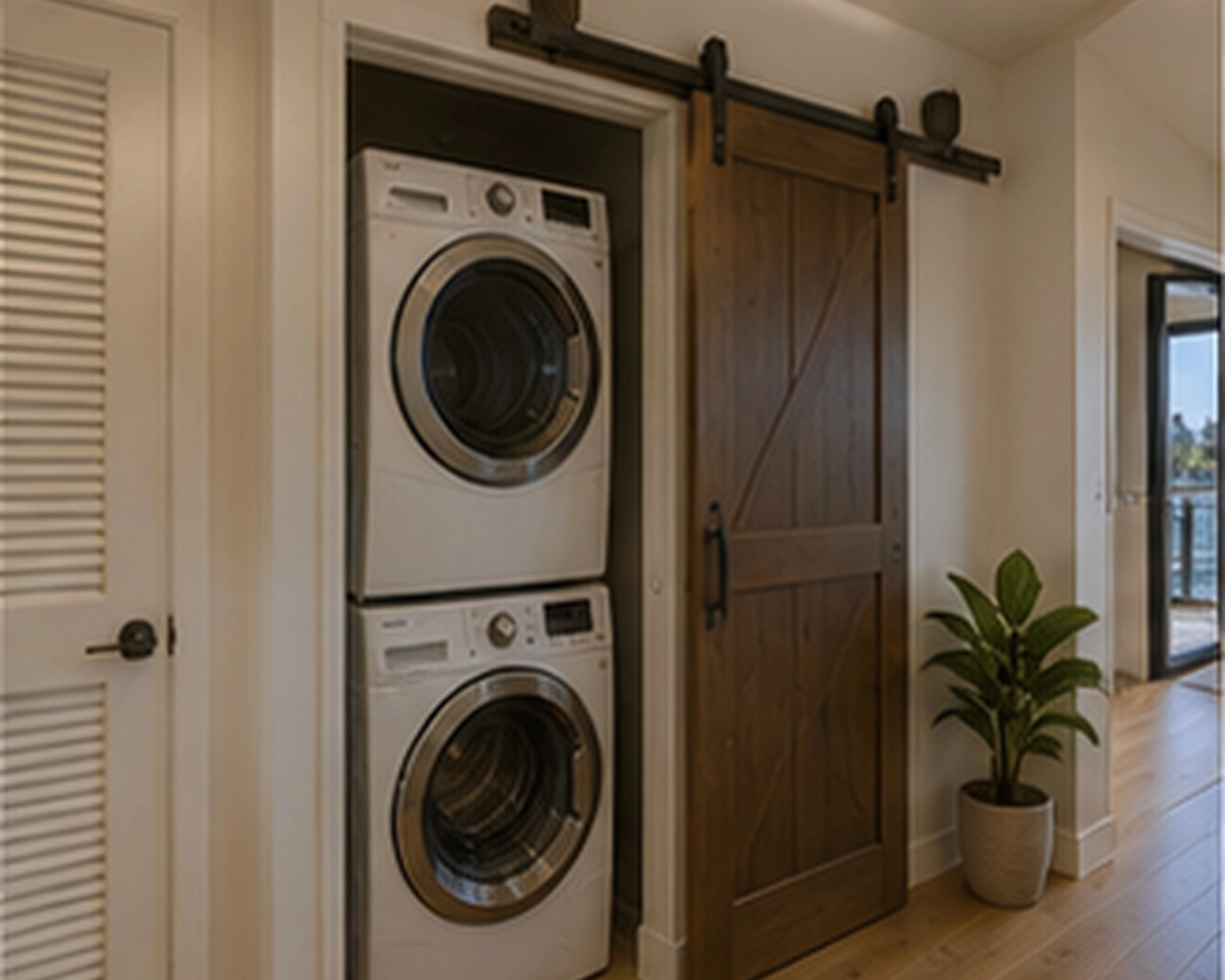 Hall Laundry Closet