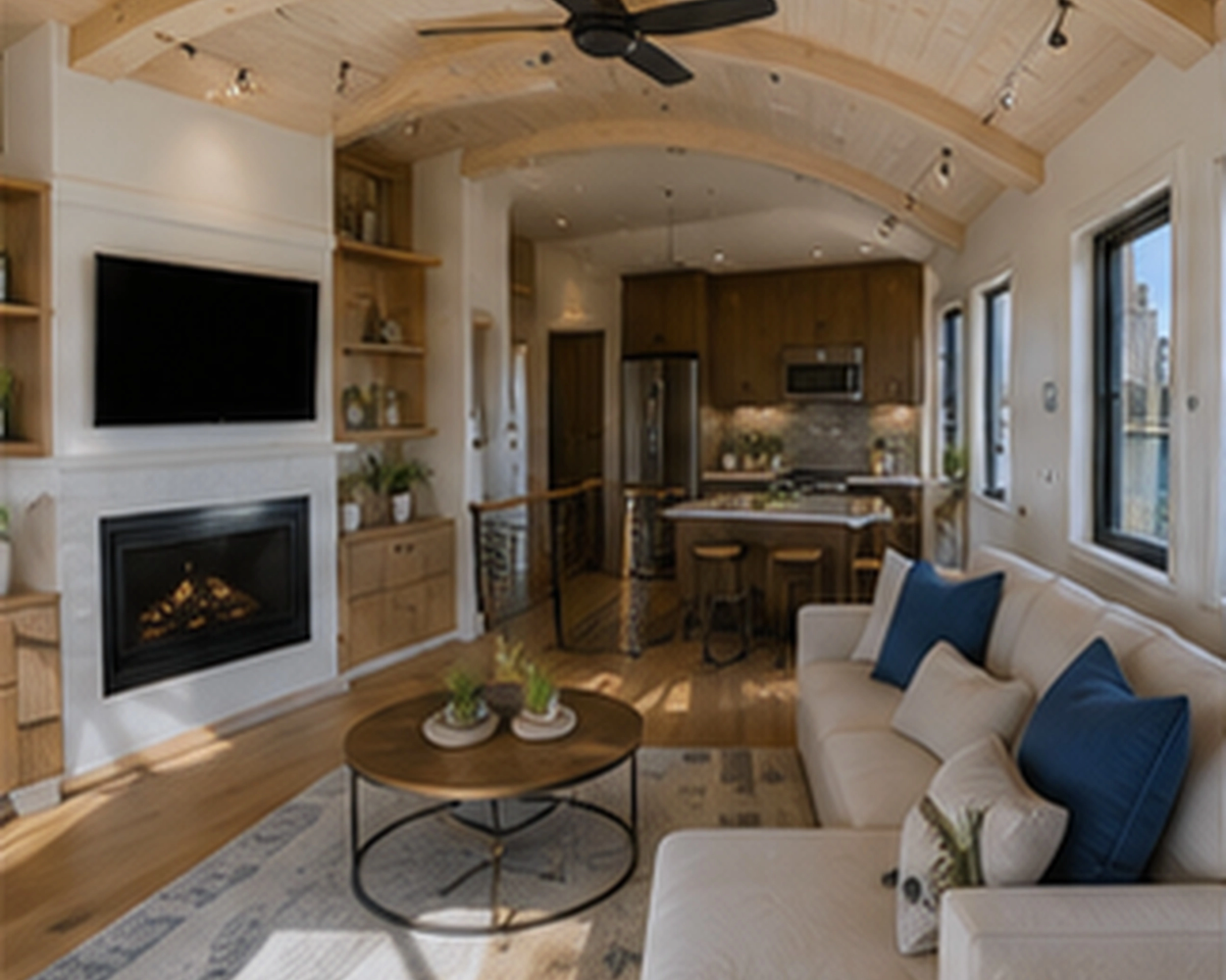 Living Area Toward Kitchen
