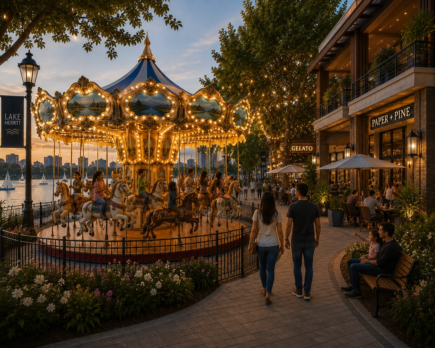 Lake Mall Carousel Walk
