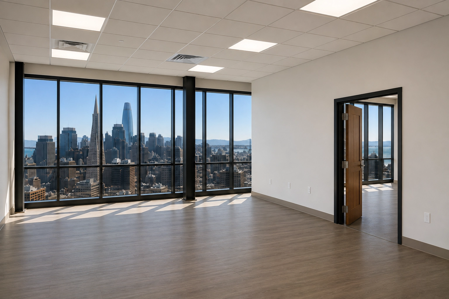 Outer Office Area And Private Office